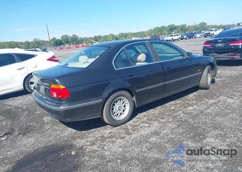 1998 BMW 528 I Automatic из США, поврежденный, VIN WBADD632XWGT90043